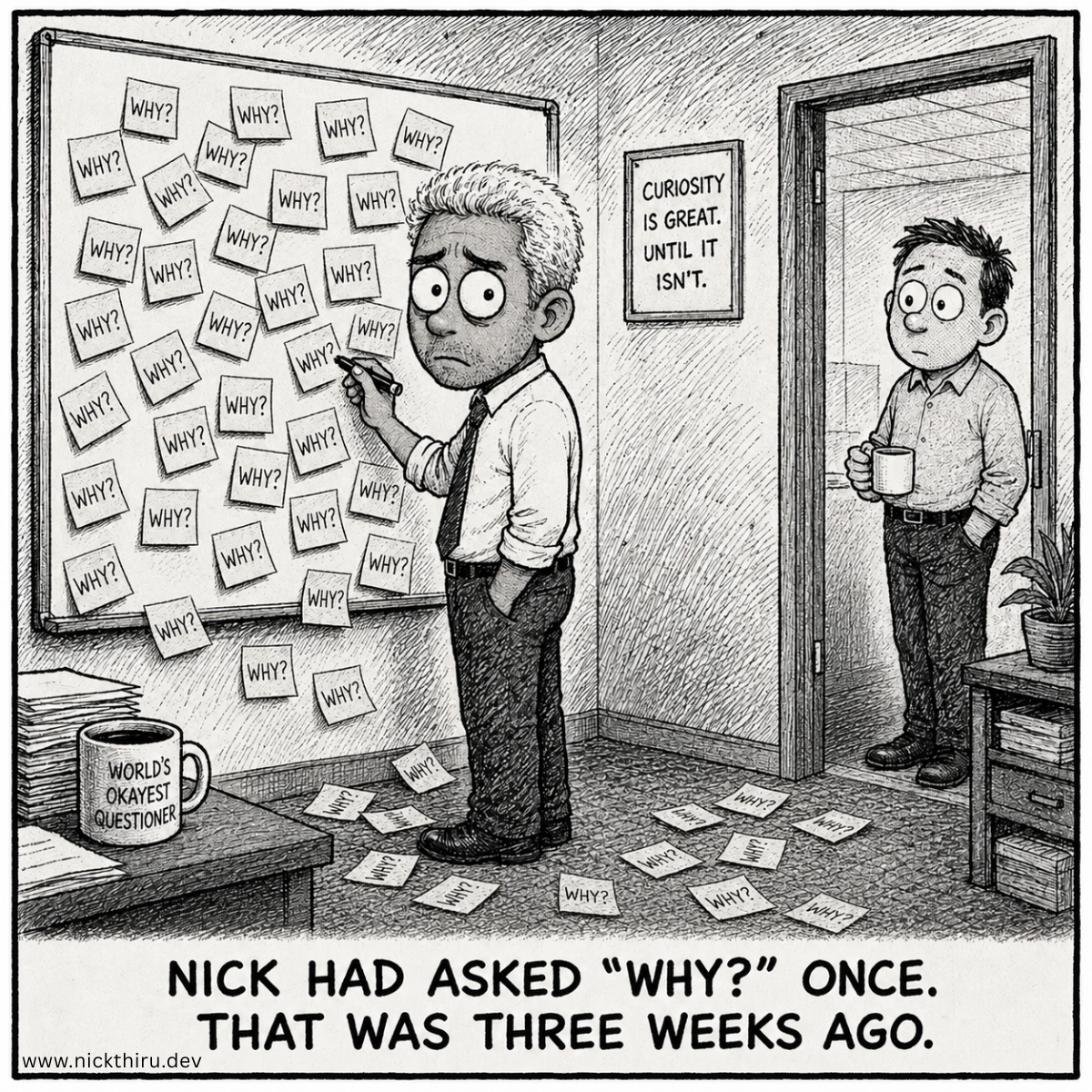 Illustration for Stop Asking What. Start Asking Why.
